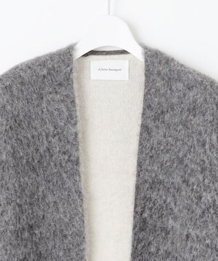 自由区 【カトリエムブーケ】Jeu de couleurs ニットアウター ライトグレー