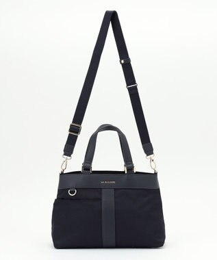 LA BAGAGERIE コンビ2WAYトートバッグ Sサイズ ネイビー