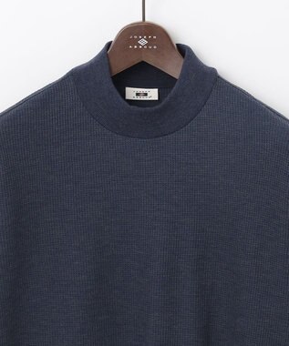 JOSEPH ABBOUD 【吸水速乾/保温/伸縮性】ドライミックスメリノ カットソー ダルブルー系