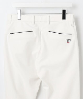 23区GOLF 機能性満載のホワイトパンツ【MEN】【防透・UVケア・撥水】トリコットツイル ホワイト系