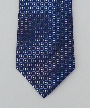 GOTAIRIKU 日本縫製/オリジナル柄【Fermo Fossati】ネクタイ_小紋柄 ネイビー系8