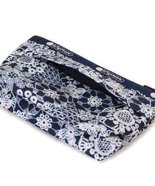 LeSportsac SMALL SLOAN COSMETIC/フローラルレースネイビー フローラルレースネイビー