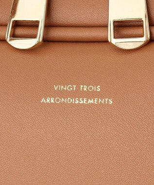 23区 【Oggi掲載】ミニ ボストンバッグ キャメル系