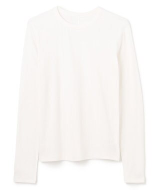 UNFILO コットンカシミヤ クルーネックカットソー オフ