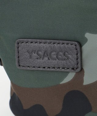 Y'SACCS ナイロン牛革リュック カーキ