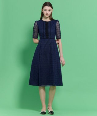 TOCCA CRYSTAL LABYRINTH ドレス ネイビー系