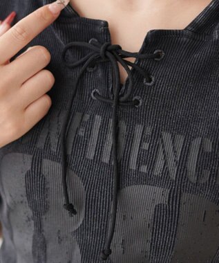 WEGO レースアップフードチビT スミクロ