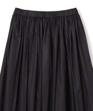 UNFILO コットンローン ボリュームスカート ブラック