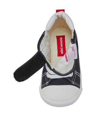 MIKI HOUSE HOT BISCUITS 【ミキハウス】【13.5-15cm】 セカンドベビーシューズ 黒