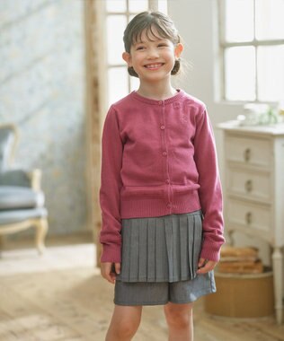 組曲 KIDS 【150-160㎝】プリーツ ショートパンツ グレー