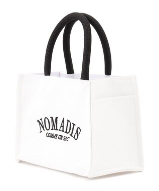 23区 NOMADIS SAC スクエア メッシュ プチ トートバッグ ホワイト系