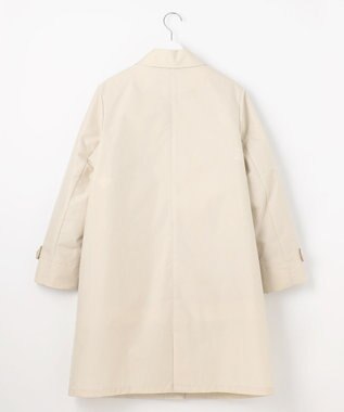 J.PRESS LADIES 【洗える】スパンライクナイロンタッサー ステンカラー コート ライトベージュ系