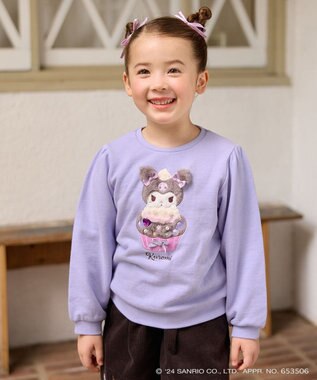ANY KIDS 【any FAM×サンリオキャラクターズ】カップケーキトレーナー ラベンダー×クロミ