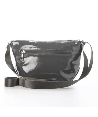 UNBILLION カシュカシュ cachecache / ソフトエナメル舟型ショルダー ダークグレー