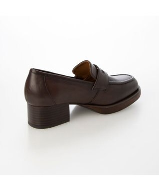 ing <ing>ストーム入りヒールローファー ダークブラウン