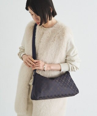 russet ナイロンジャガード2WAYショルダーバッグ(SF-274) Purple/BR