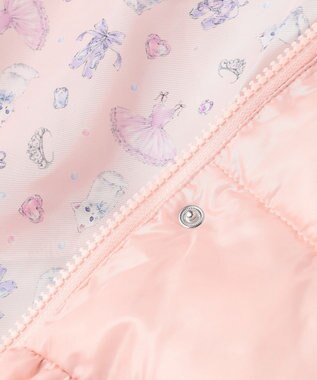 ANY KIDS 【フード取り外し/洗濯機可能】Aラインコート ピンク