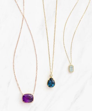 TOCCA 【WEB＆数量限定】CROCHET OF COLOR  NECKLACE K10 アメジスト ネックレス アメジスト
