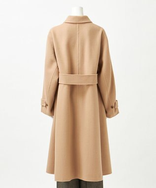 23区 L 【GOLD LABEL】ウールリバー ロングコート キャメル系