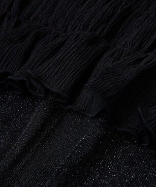 Green Parks ＳＥＴ２点　シャーリングビスチェ＋メッシュインナー Black