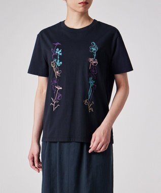 Paul Smith フローラル エンブロイダリー 半袖Tシャツ