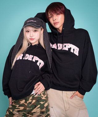 WEGO 【ユニセックス着用ITEM/MLサイズ展開】カレッジプルパーカー