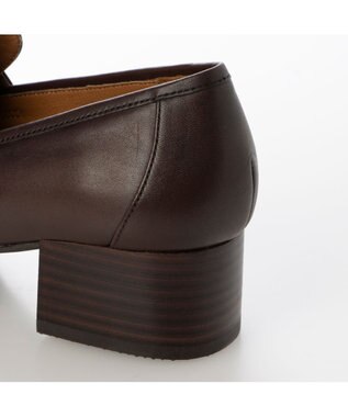 ing <ing>ストーム入りヒールローファー ダークブラウン