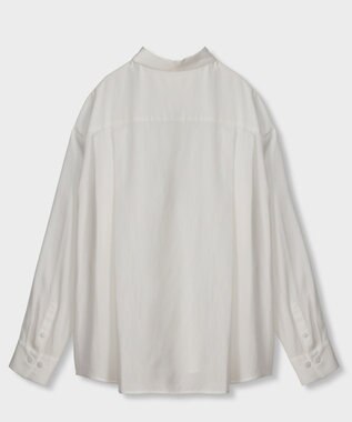 GRACE CONTINENTAL ダブルジョーゼットシャツ ホワイト