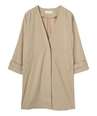 Green Parks 撥水加工　ケア楽着流しコート Beige