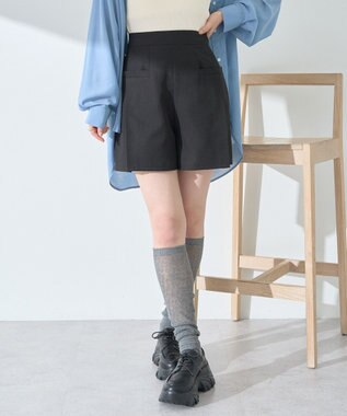 earth music&ecology ポケットデザインショートパンツ Black