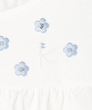 組曲 KIDS 【80-100㎝】 petit fleur エンブロイダリーチュニック オフホワイト