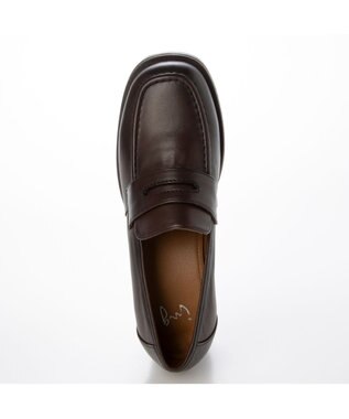 ing <ing>ストーム入りヒールローファー ダークブラウン