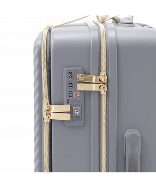 ACE BAGS & LUGGAGE Jewelna Rose HaNT ×Jewelna Rose コラボ スーツケース 機内持ち込み フロントオープン 34L 06820 ジュエルナローズ ラベンダーグレー