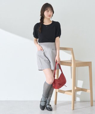 earth music&ecology ポケットデザインショートパンツ Gray