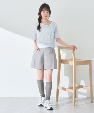 earth music&ecology ポケットデザインショートパンツ Gray
