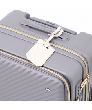 ACE BAGS & LUGGAGE Jewelna Rose HaNT ×Jewelna Rose コラボ スーツケース 機内持ち込み フロントオープン 34L 06820 ジュエルナローズ ラベンダーグレー