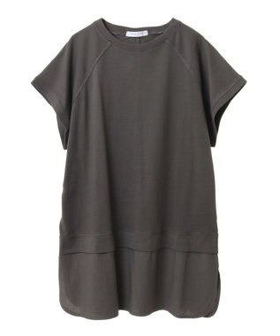 Green Parks ピグメントフレンチスリーブチュニック Gray