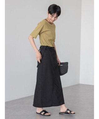 AMERICAN HOLIC ミジンボーダーカットプルオーバー Brown