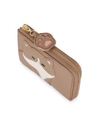 IBIZA アニマーダ　牛革　L字ファスナー財布(ネコ) オーク