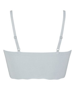 WACOAL 【GOCOCi ゴコチ】 ノンワイヤー ハーフトップ 伸びのよい素材を使用 ムレにくく快適 フラット仕上げ ホックなし ブラトップ レディース CGG220 /ワコール チャコールグレー