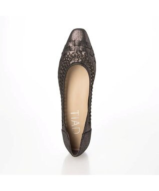 APOM フレンチスクエアメッシュフラット グレー