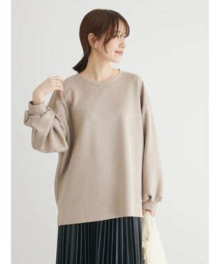 Green Parks ・ＳＵＧＡＲ　ＳＰＯＯＮスウェードポンチプルオーバー Beige