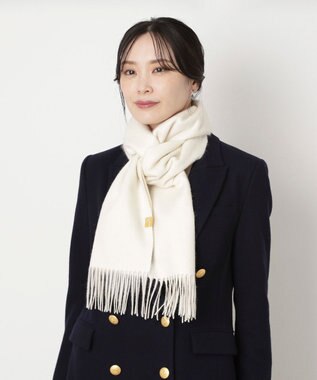 MOONBAT WEB限定【洗える】ミエル (miel) カシミヤ100％ プレーンマフラー