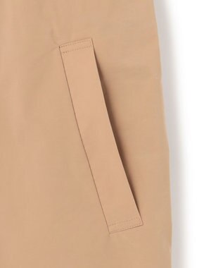 ICB 【2WAY仕様】メモリーストレッチタフタ トレンチコート アプリコットベージュ