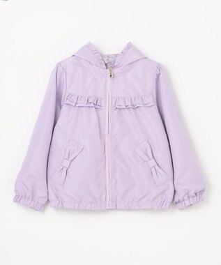 ANY KIDS フード取り外し リバーシブル ブルゾン ラベンダー