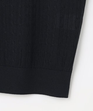 J.PRESS LADIES Vis/Peスパーク クルーネック カーディガン ネイビー系