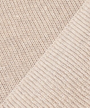 J.PRESS LADIES 【洗える】LINEN COTTON ニット ベスト ベージュ系