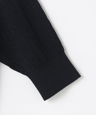 J.PRESS LADIES Vis/Peスパーク クルーネック カーディガン ネイビー系