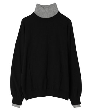 Green Parks ■ＡＪＵＧＡ．×ＧＰ　レイヤードハイネックニット Black