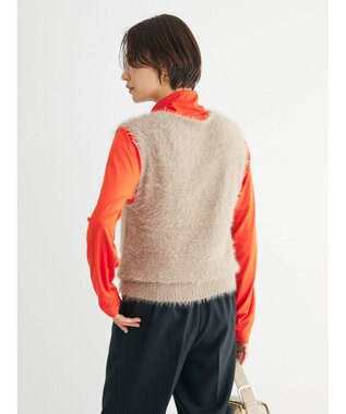 Green Parks ・Ｐｅｔｉｔ　Ｆｌｅｕｒ　シャギーニットベスト Beige